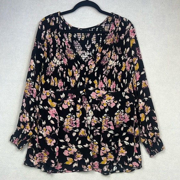 TORRID Floral Babydoll Style Blouse Women’s Size 2X - Picture 1 of 11